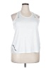 Nike 100% Polyester White Active Tank Size 2X - photo 1