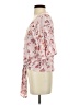Eyeshadow 100% Rayon Pink 3/4 Sleeve Blouse Size S - photo 5