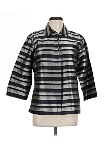 Preston & York 3/4 Sleeve Silk Top (view 1)