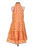 THML 100% Polyester Argyle Yellow Casual Dress Size S - photo 2