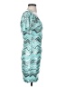 Profile Chevron-herringbone Teal Blue Cocktail Dress Size S - photo 4