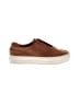 J/Slides 100% Leather Brown Sneakers Size 8 - photo 1