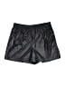 Theory 100% Polyester Metallic Black Athletic Shorts Size L - photo 1