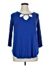 Karen Kane Blue 3/4 Sleeve Top Size XL - photo 1