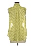 CAbi 100% Polyester Yellow Sleeveless Blouse Size M - photo 2