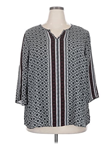 Cato 3/4 Sleeve Blouse (view 1)