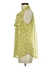 CAbi 100% Polyester Yellow Sleeveless Blouse Size M - photo 5