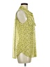 CAbi 100% Polyester Yellow Sleeveless Blouse Size M - photo 4