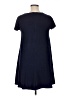 Planet Gold Solid Blue Casual Dress Size XL - photo 2