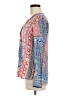 Sanctuary Blue Long Sleeve Blouse Size M - photo 5