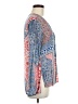 Sanctuary Blue Long Sleeve Blouse Size M - photo 4