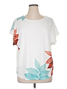 Shein Curve Short Sleeve Top
