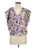 CAbi 100% Polyester Pink Short Sleeve Blouse Size M - photo 1