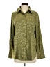 ACOA collection Animal Print Green Long Sleeve Blouse Size S - photo 1