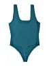 Parade Solid Teal One Piece Swimsuit Size L - photo 2