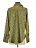 ACOA collection Animal Print Green Long Sleeve Blouse Size S - photo 2