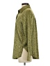 ACOA collection Animal Print Green Long Sleeve Blouse Size S - photo 5