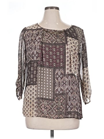 Sara Michelle 3/4 Sleeve Blouse (view 1)
