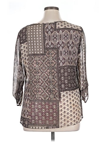 Sara Michelle 3/4 Sleeve Blouse (view 2)