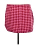 AFRM 100% Polyester Houndstooth Red Casual Skirt Size M - photo 2