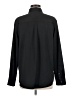 Gap 100% Polyester Solid Black Long Sleeve Blouse Size M - photo 2