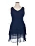 Evan Picone 100% Polyester Blue Cocktail Dress Size 14 - photo 1