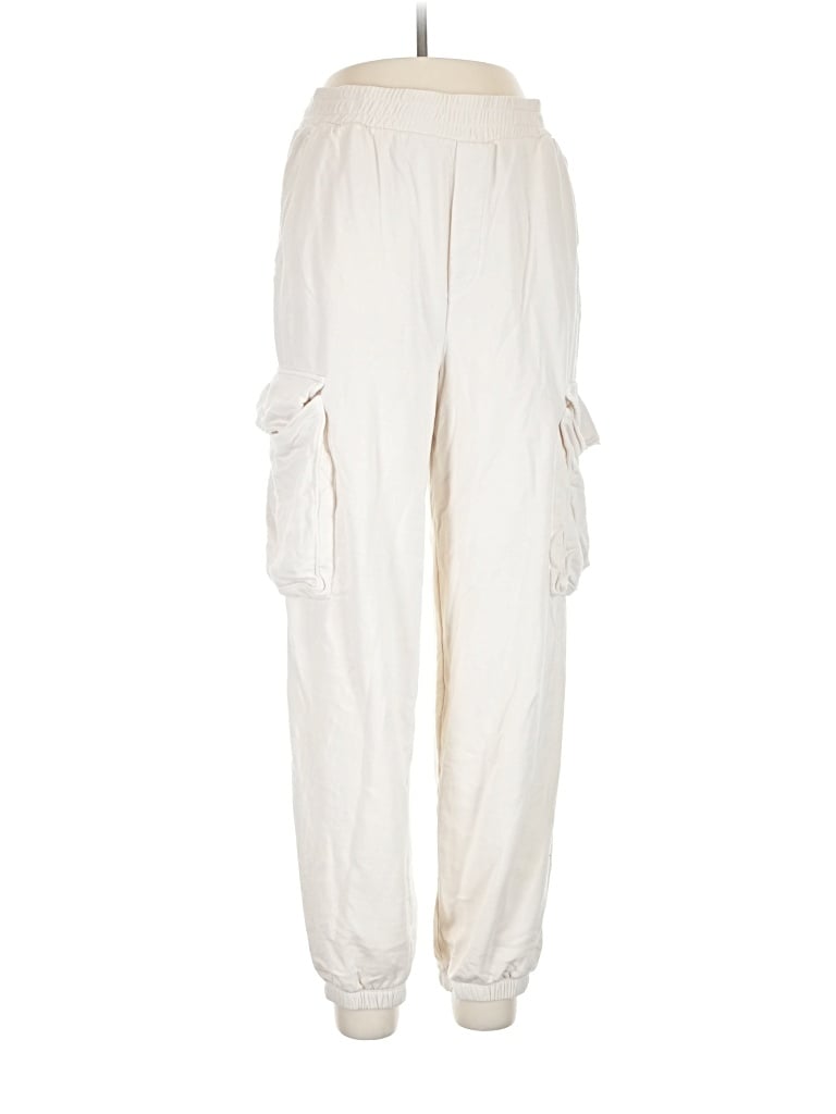Pre-owned Stateside Cargo Pants In Ivory