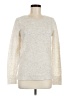 Ann Taylor LOFT Metallic Silver Pullover Sweater Size M - photo 1