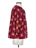 Tucker for Target 100% Polyester Burgundy 3/4 Sleeve Blouse Size S - photo 4