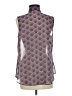 CAbi 100% Polyester Blue Sleeveless Blouse Size M - photo 2