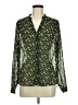CAbi 100% Polyester Green Long Sleeve Blouse Size M - photo 1