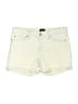 Unbranded Stripes Ivory Denim Shorts Size 6 - photo 1