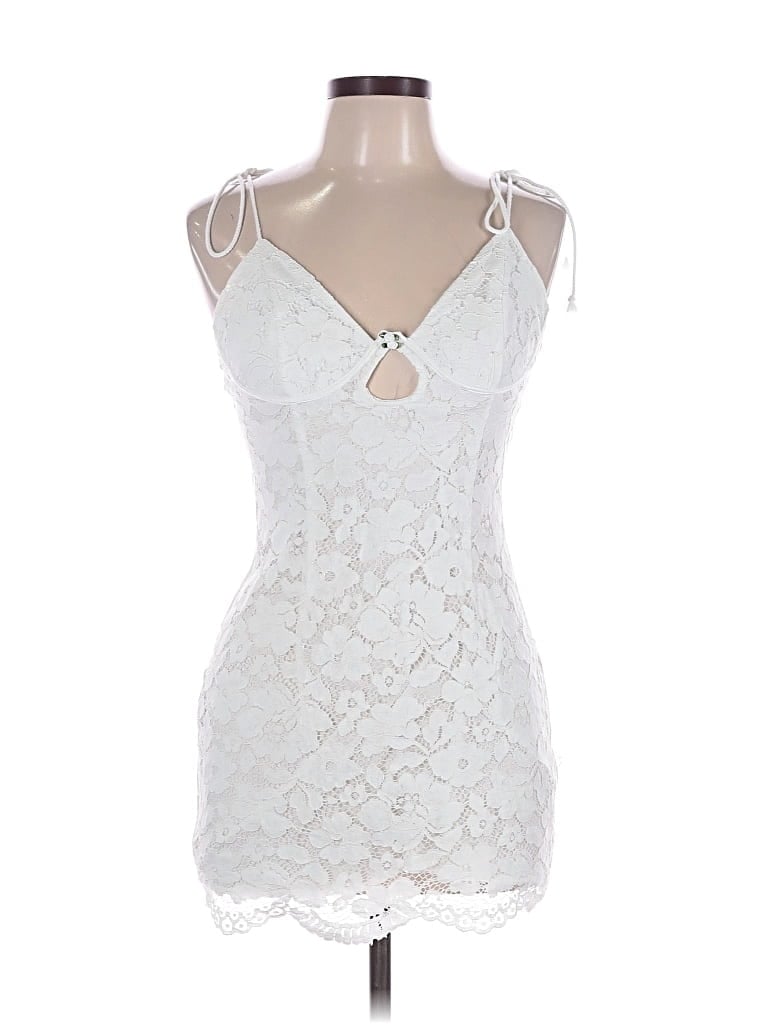 Pre-owned More To Come Cocktail Dress In White