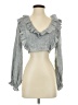 Zara Gray Long Sleeve Blouse Size S - photo 1
