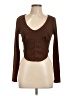 Almost Famous Brown Long Sleeve T-Shirt Size L - photo 1