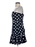 Aqua Polka Dots Blue Cocktail Dress Size S - photo 5