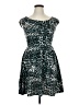 Forever 21 Plus Animal Print Teal Cocktail Dress Size XL Plus - photo 1