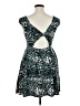 Forever 21 Plus Animal Print Teal Cocktail Dress Size XL Plus - photo 2