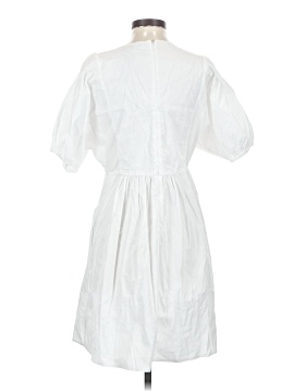 Madewell Embroidered Poplin V-Neck Mini Dress (view 2)