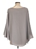 ee:some 100% Polyester Gray 3/4 Sleeve Blouse Size L - photo 2