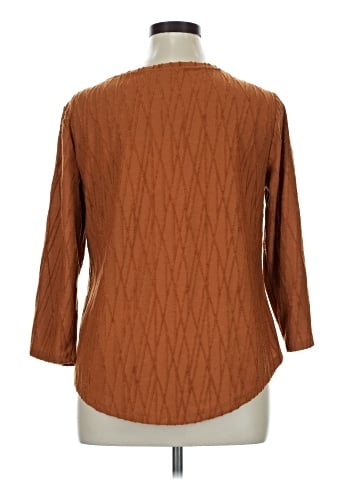 Simply Vera Vera Wang 3/4 Sleeve Top (view 2)
