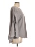 ee:some 100% Polyester Gray 3/4 Sleeve Blouse Size L - photo 4