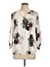 Daniel Rainn 100% Polyester Ivory 3/4 Sleeve Blouse Size L - photo 1