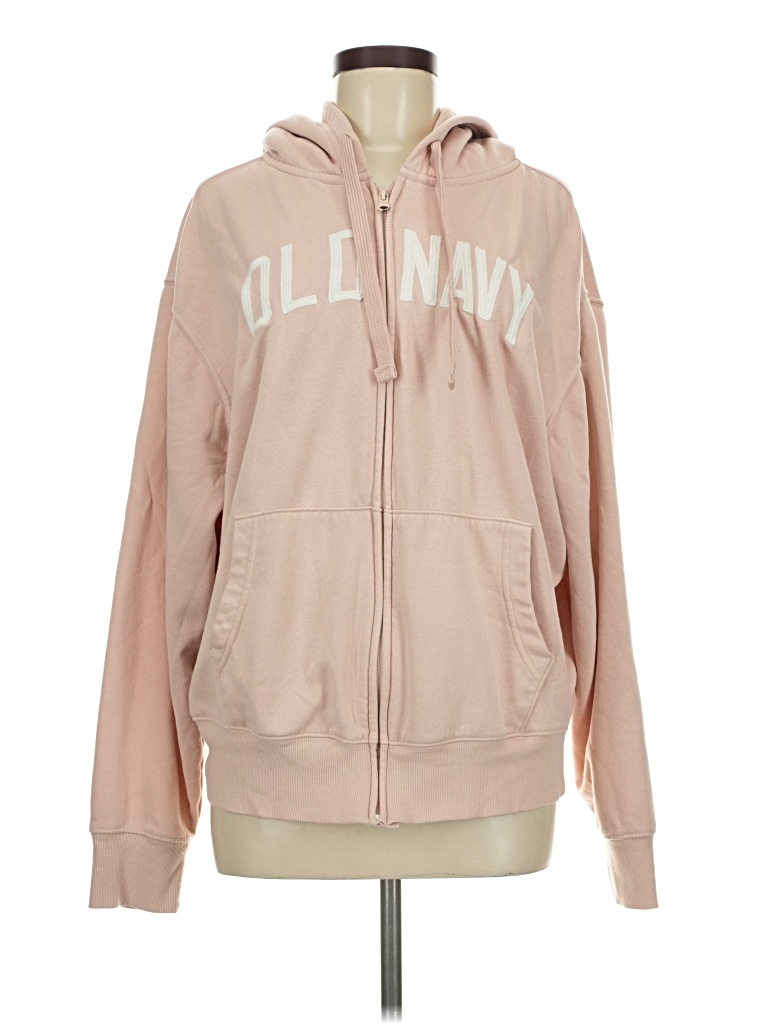 Pre-owned Old Navy Zip Up Hoodie In Pink