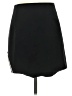 Zara Solid Black Casual Skirt Size S - photo 2