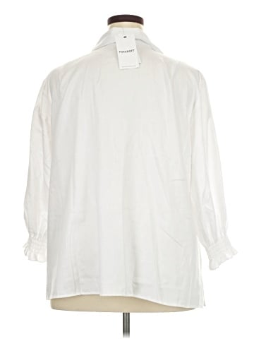 Foxcroft 3/4 Sleeve Button-Down Shirt (view 2)