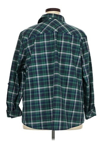 Foxcroft 3/4 Sleeve Button-Down Shirt (view 2)