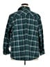 Foxcroft Plaid Green 3/4 Sleeve Button-Down Shirt Size 24W - photo 2