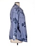Soft Surroundings 100% Rayon Paisley Blue Long Sleeve Button-Down Shirt Size XL - photo 4