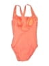 Lands' End Orange Bodysuit Size 4 - photo 2